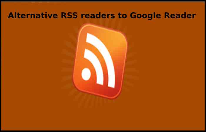 Alternative RSS readers to Google Reader