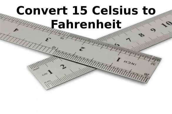 Convert 15 Celsius to Fahrenheit