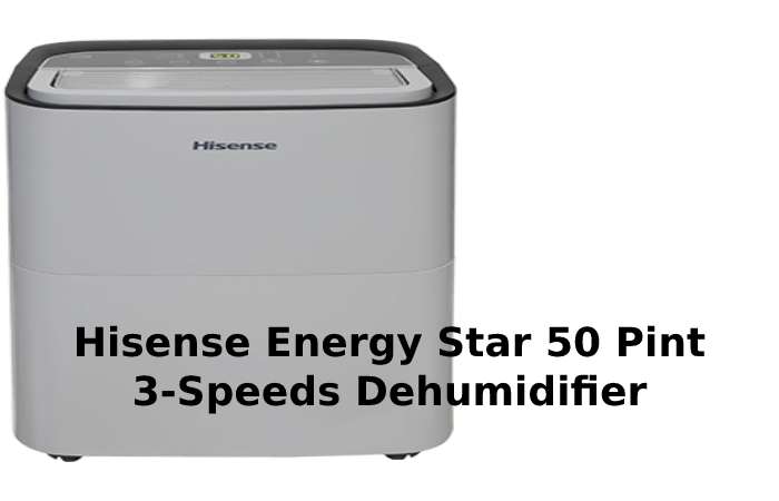 Hisense Energy Star 50 Pint 3-Speeds Dehumidifier