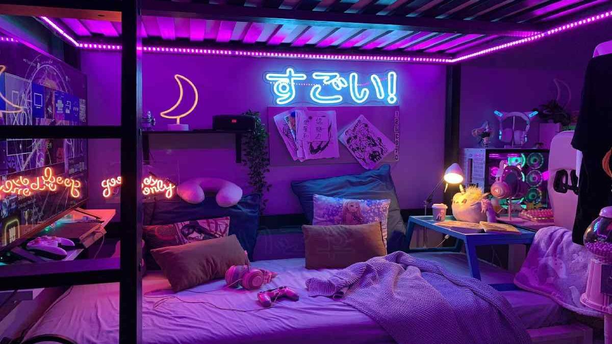 Aesthetic Led Bedroom